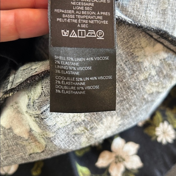 MAEVE LINEN BLEND PUFF-SLEEVE SWEETHEART MIDI DRESS NWT - Picture 9 of 12